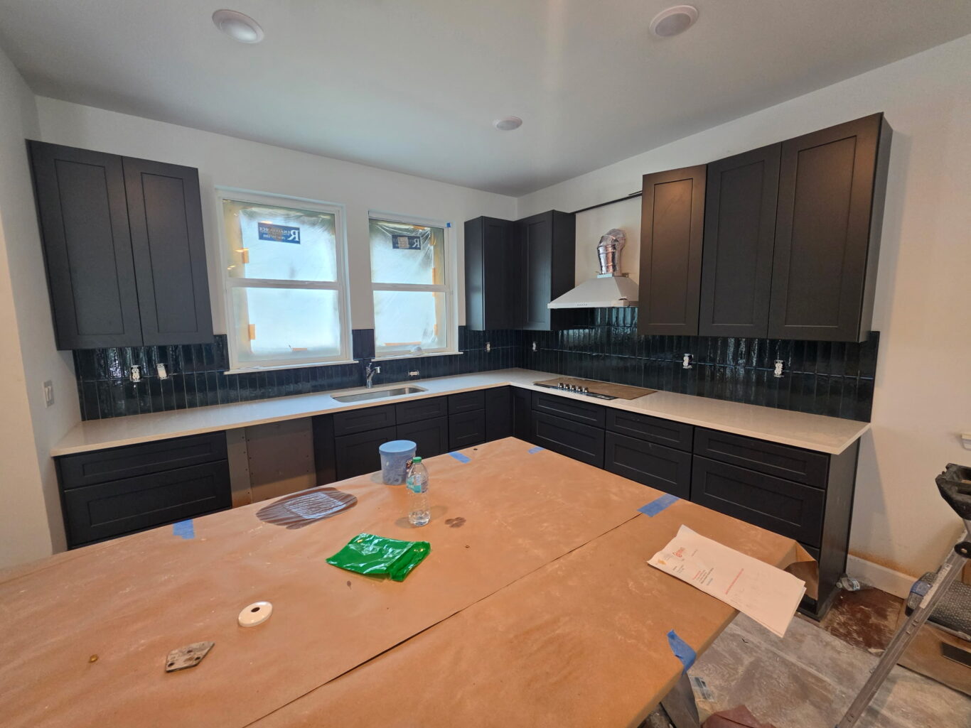 Fancy Backsplash Install