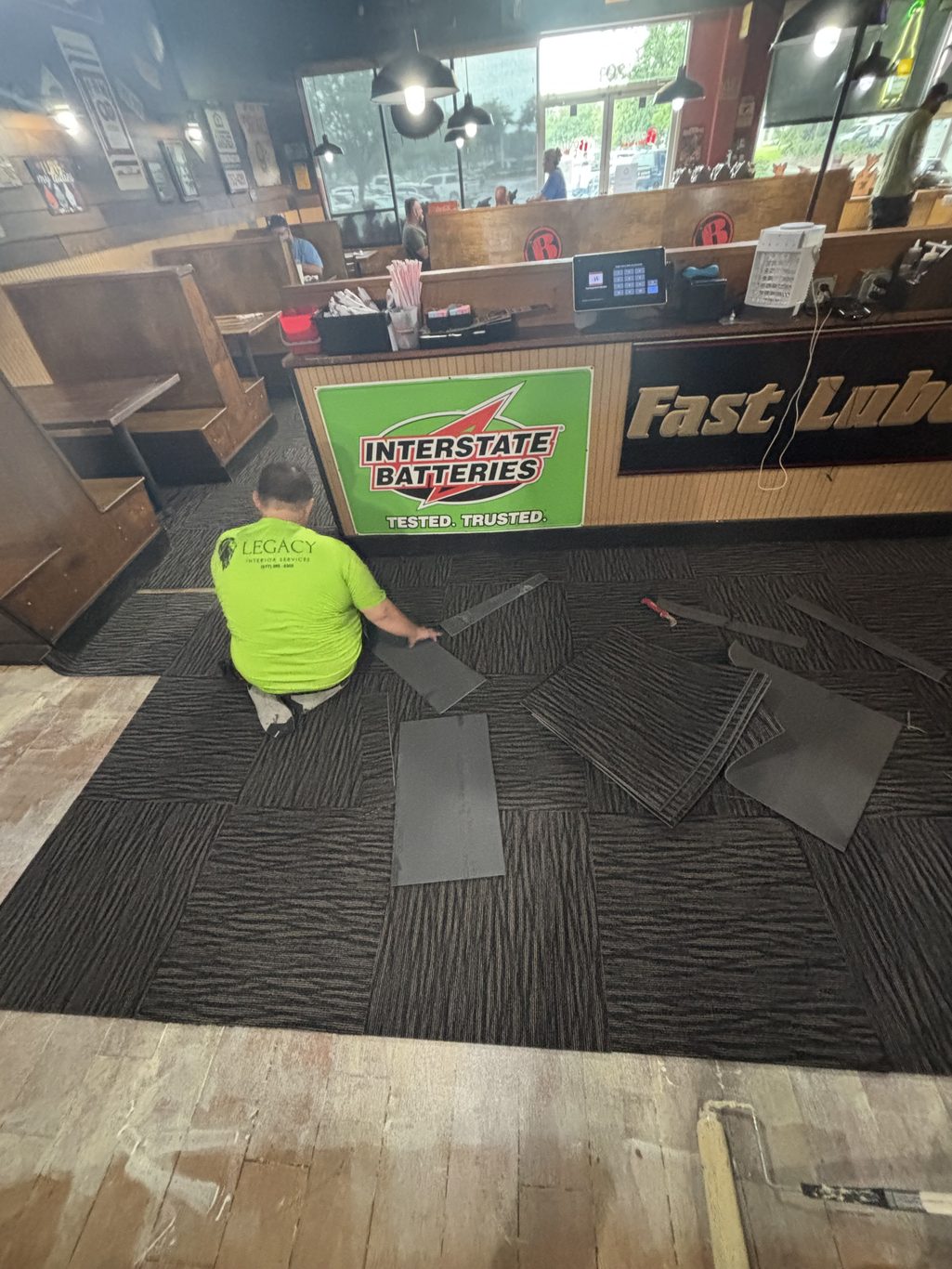 New Carpet Install at the Bono's on the Northside of Jacksonville.