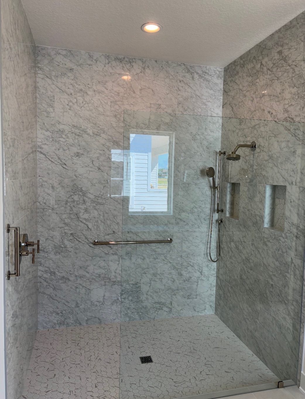 Ponte Vedra Beach Marble shower
