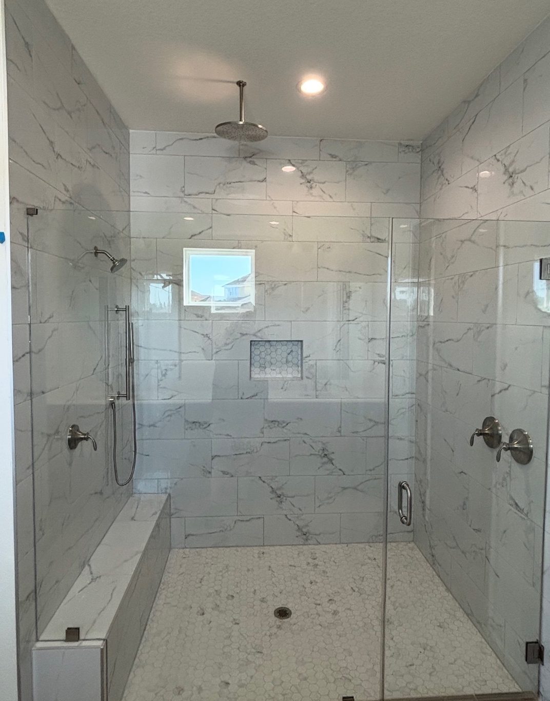 Hex Marble Floor Ponte Vedra