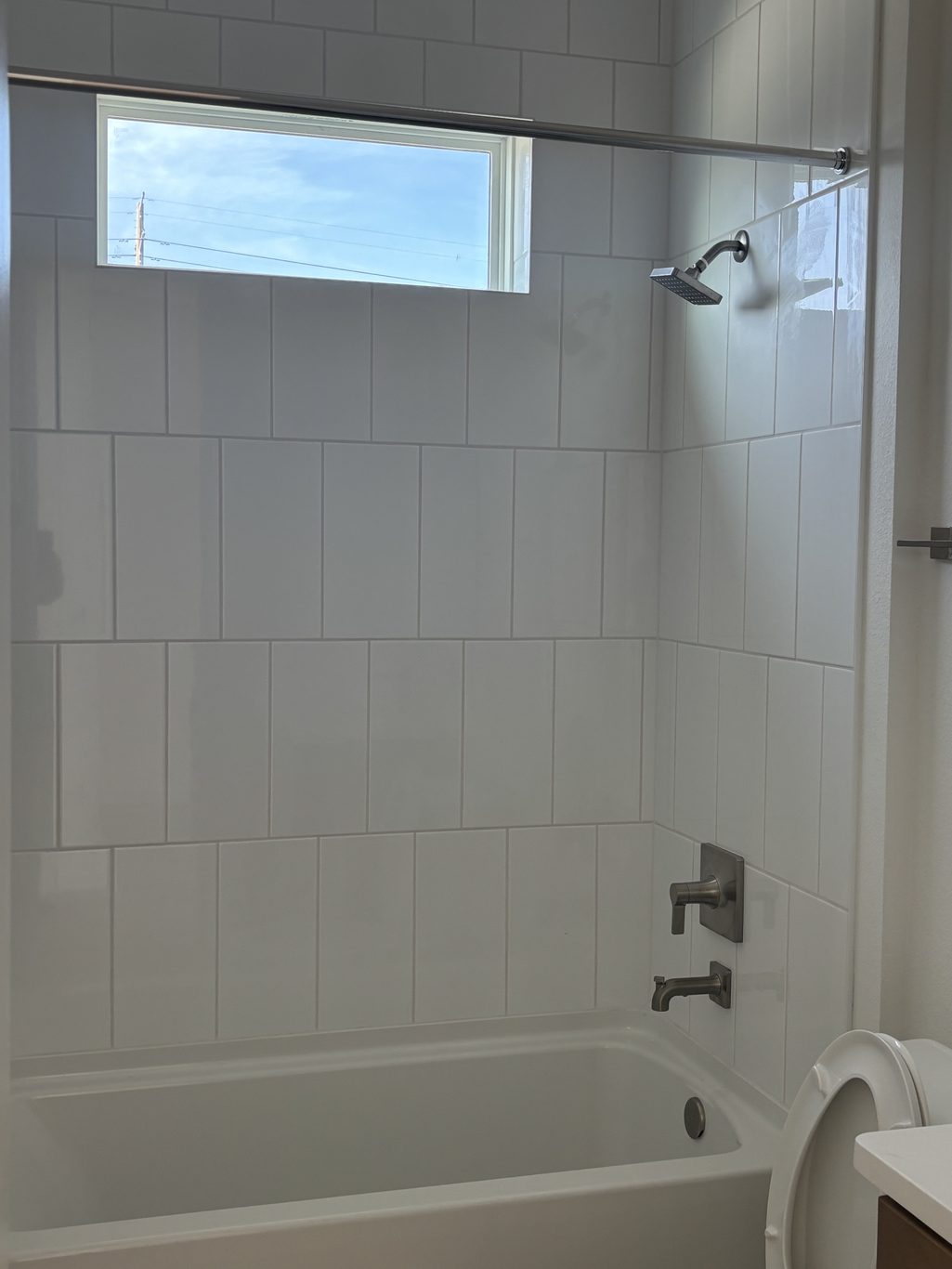Top Graded Shower Fixture Install 