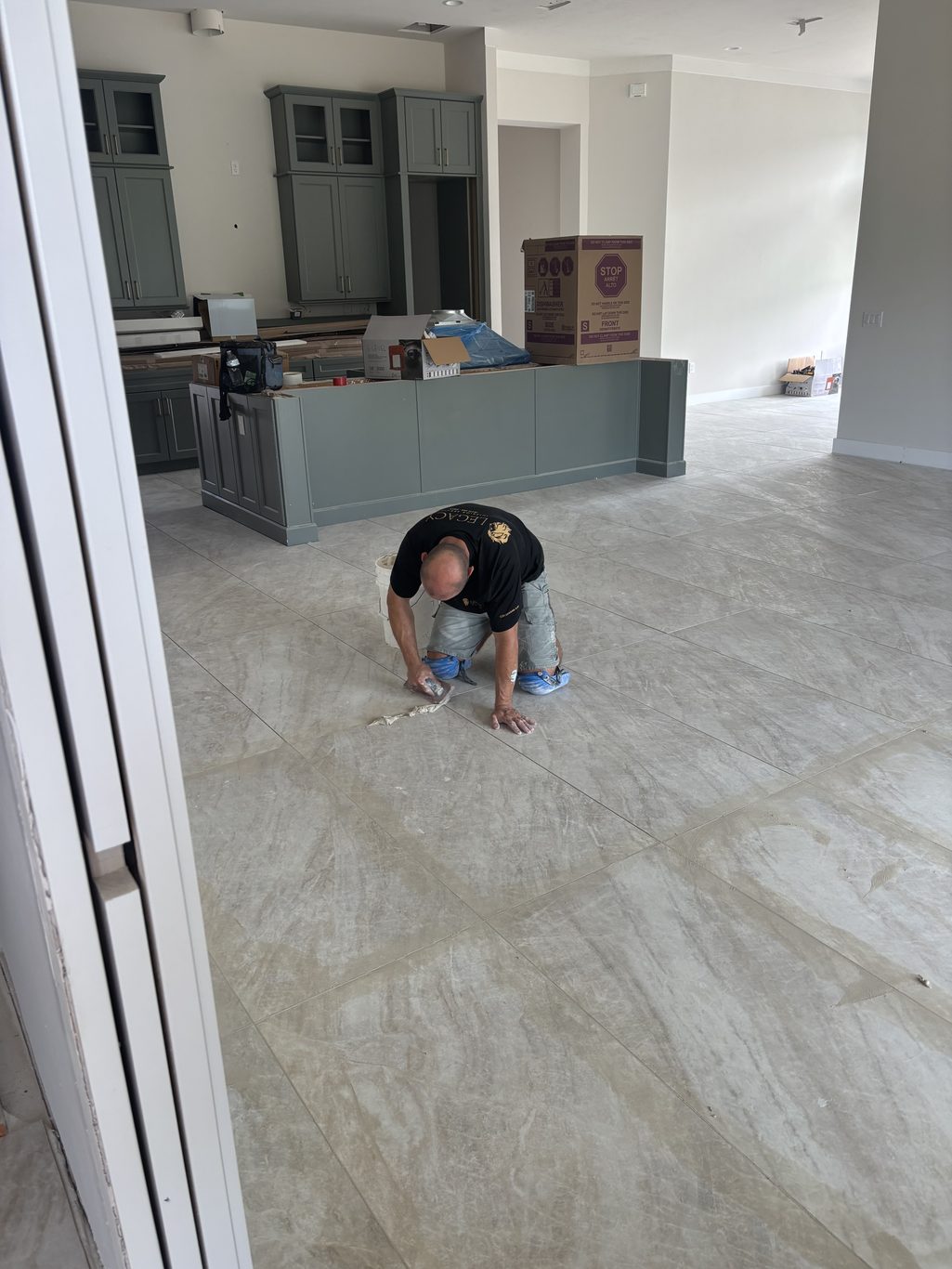 Grouting Floor