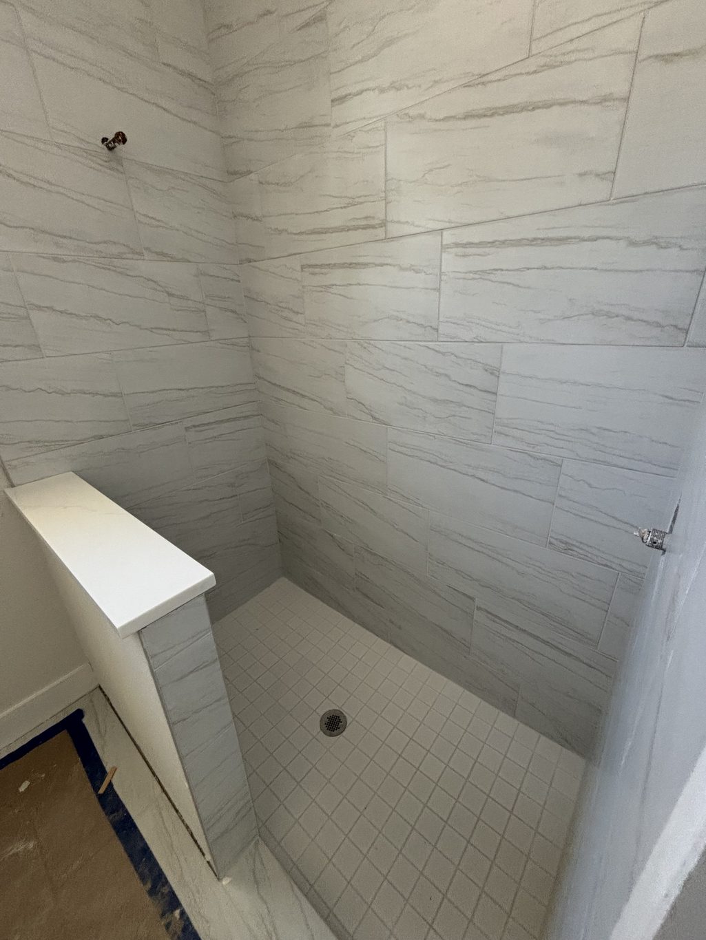 2x2 tile install